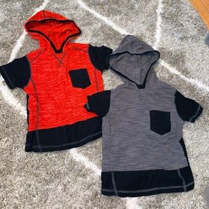 Boys short sleeve hoodie set